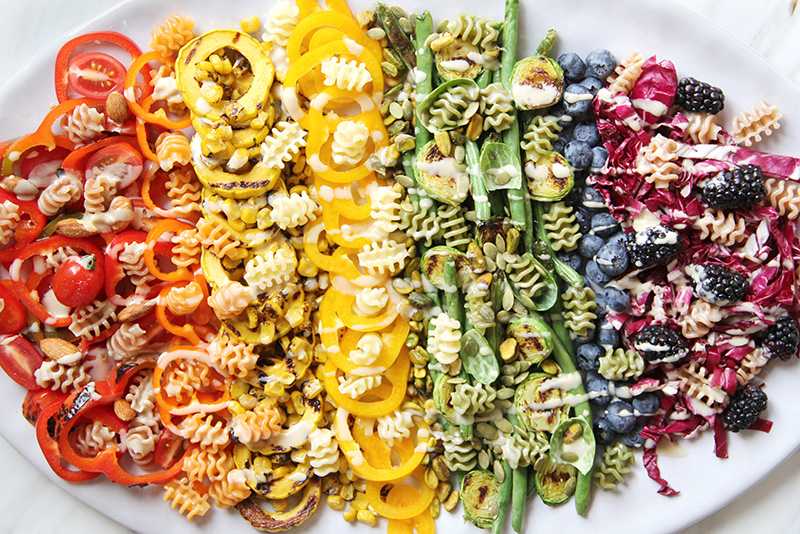 Rainbow Pasta Salad