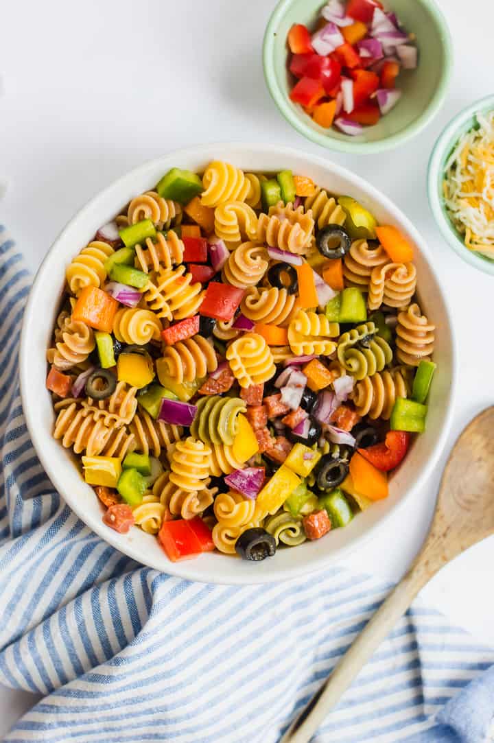 Rainbow Pasta Salad
