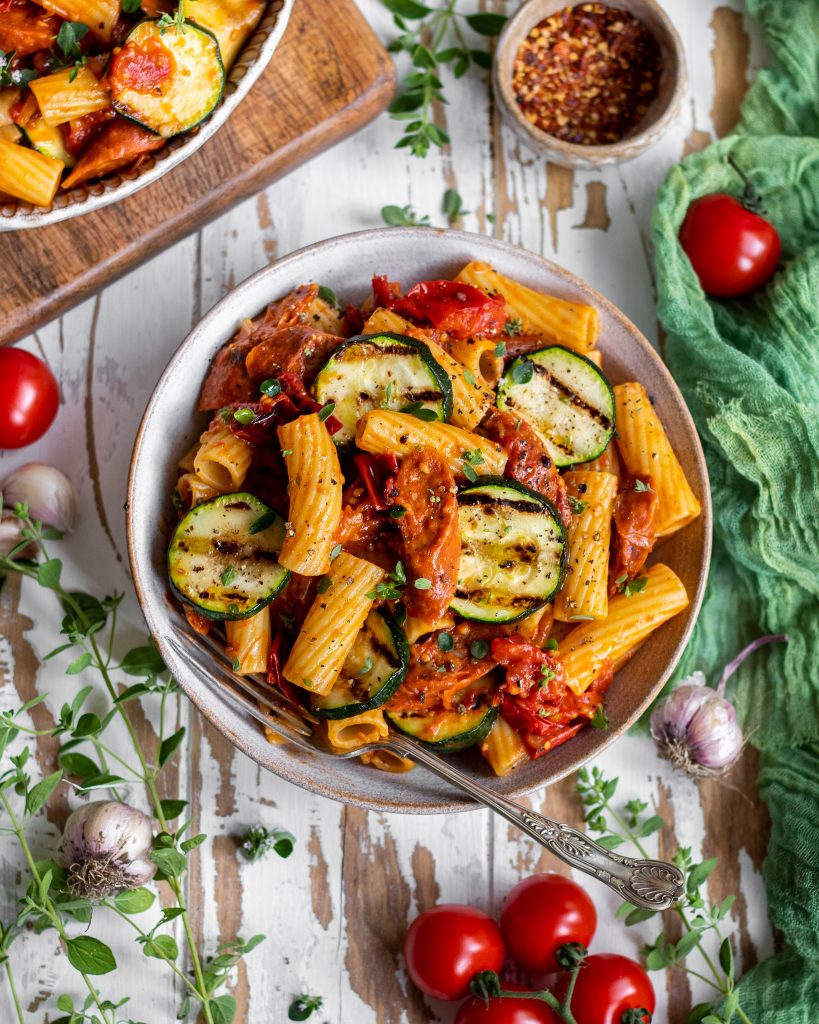Pasta with Fresh Tomatoes and Corn