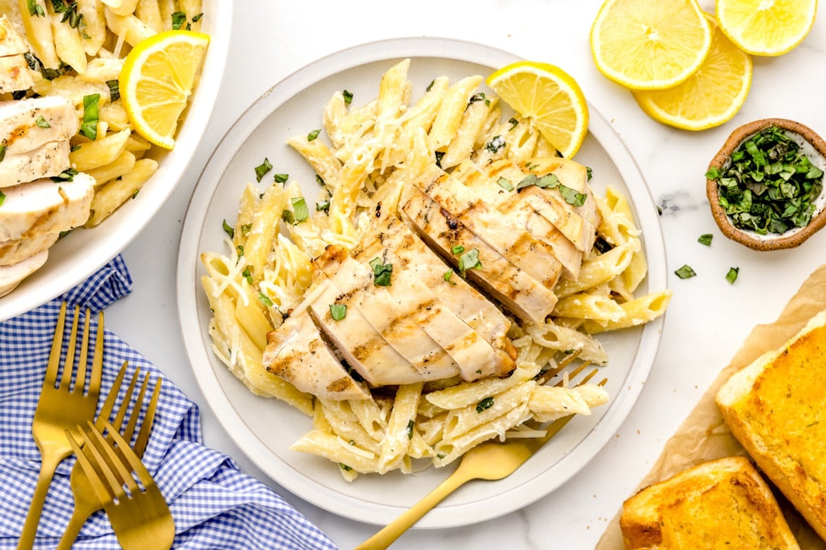 Lemon Cream Chicken Pasta