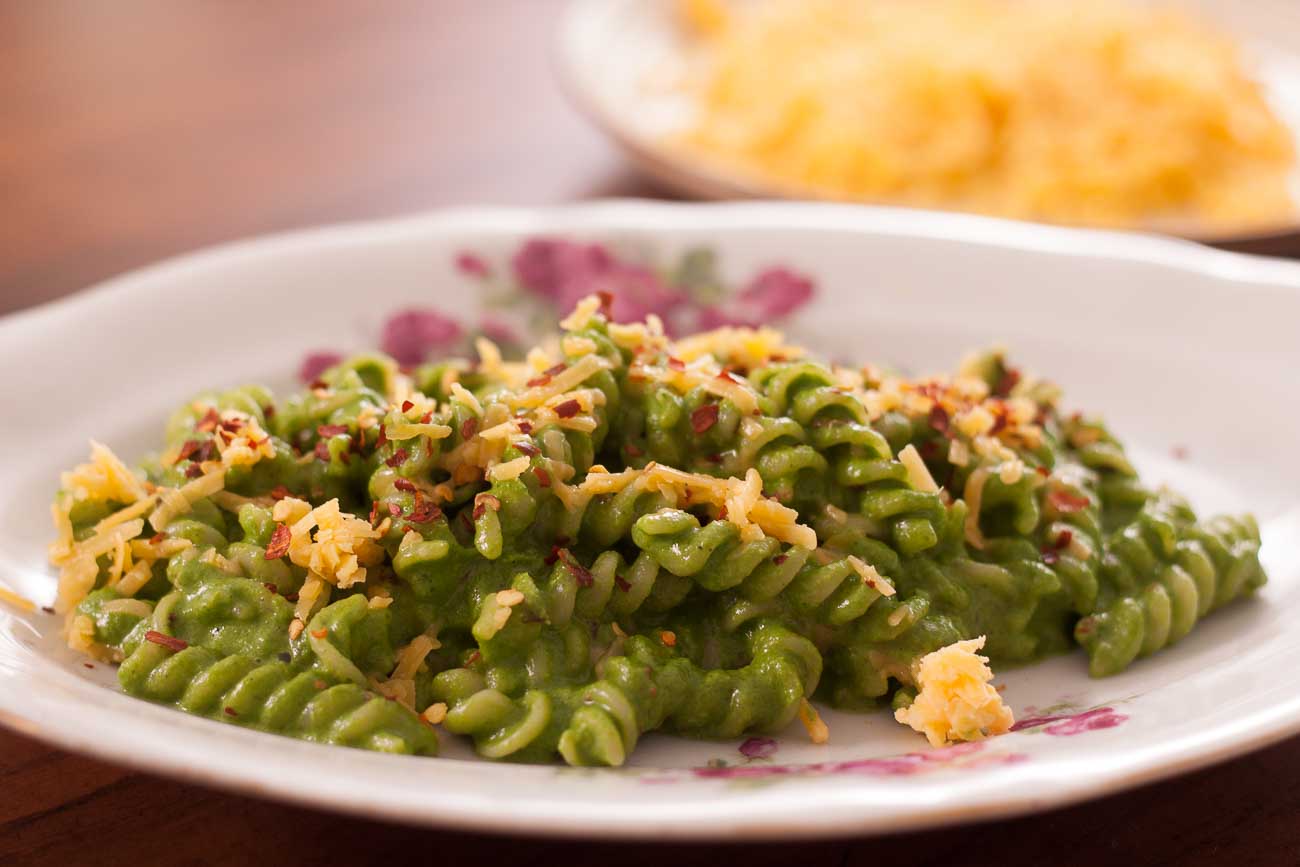 Spinach Basil Pasta Salad