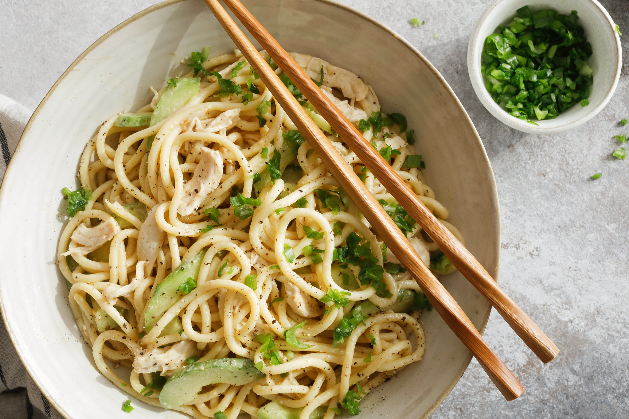 Chinese Cold Pasta Salad