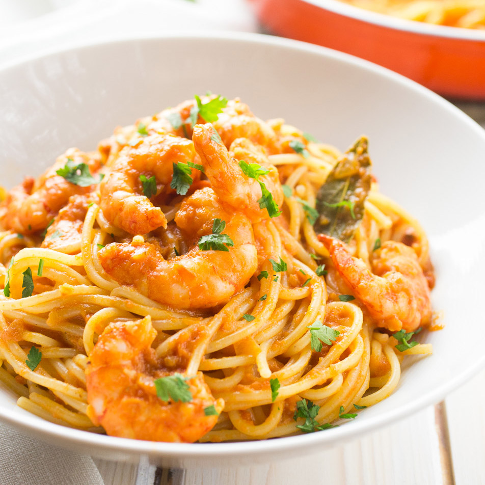 Fresh Tomato Shrimp Pasta
