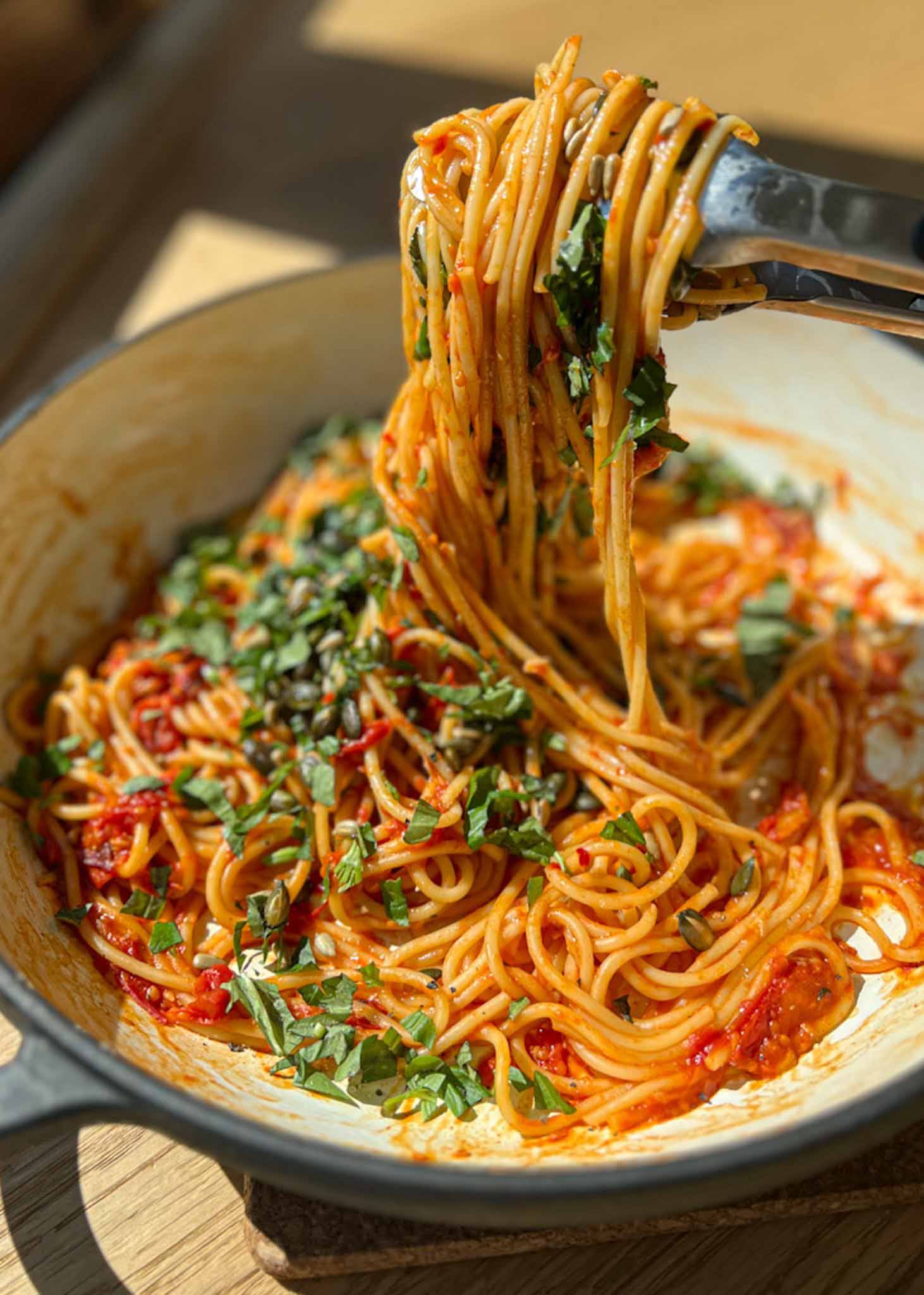 Tomato and Garlic Pasta
