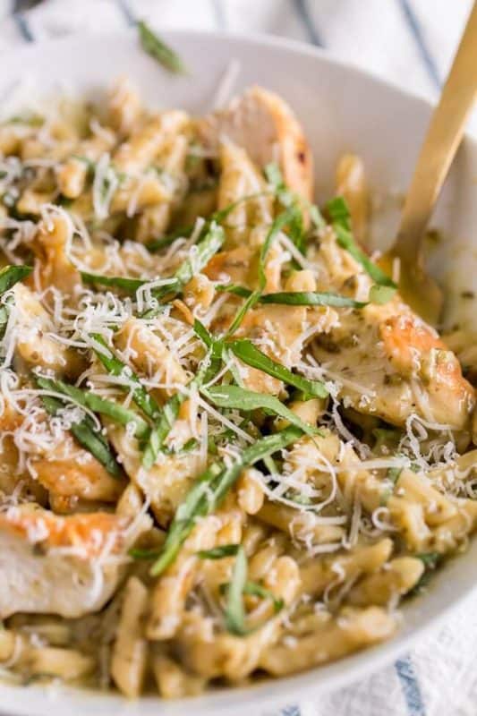 Spence's Pesto Chicken Pasta