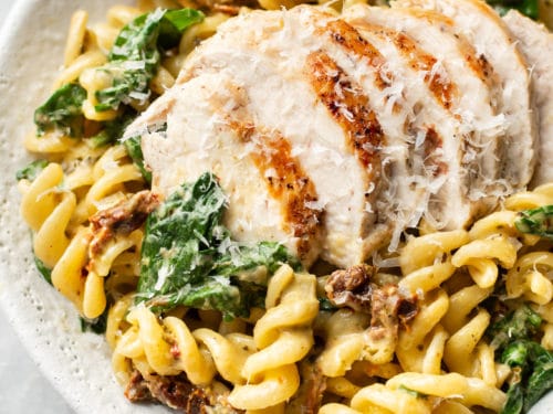 Spence's Pesto Chicken Pasta