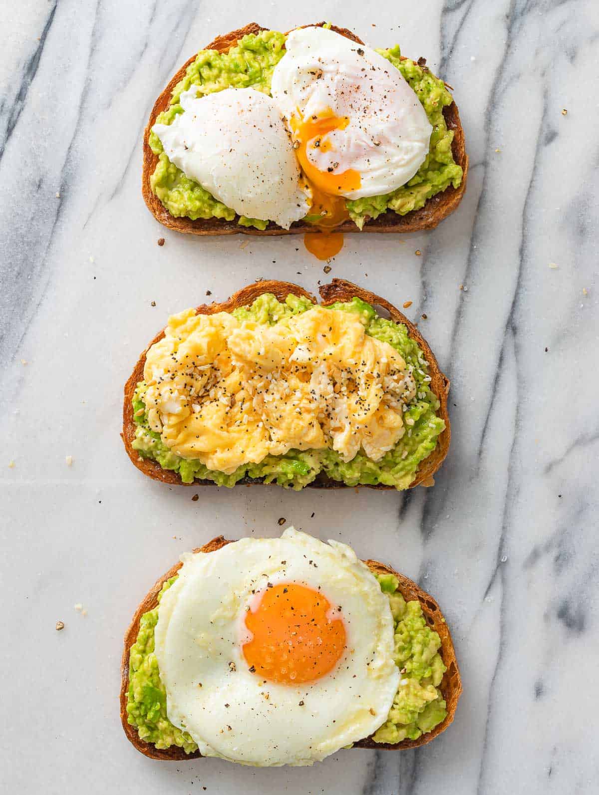 Smashed Avocado Toast with Egg