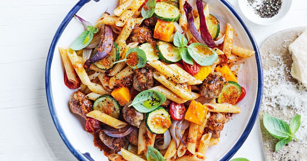 Roasted Veggie Pasta