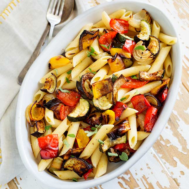 Roasted Veggie Pasta