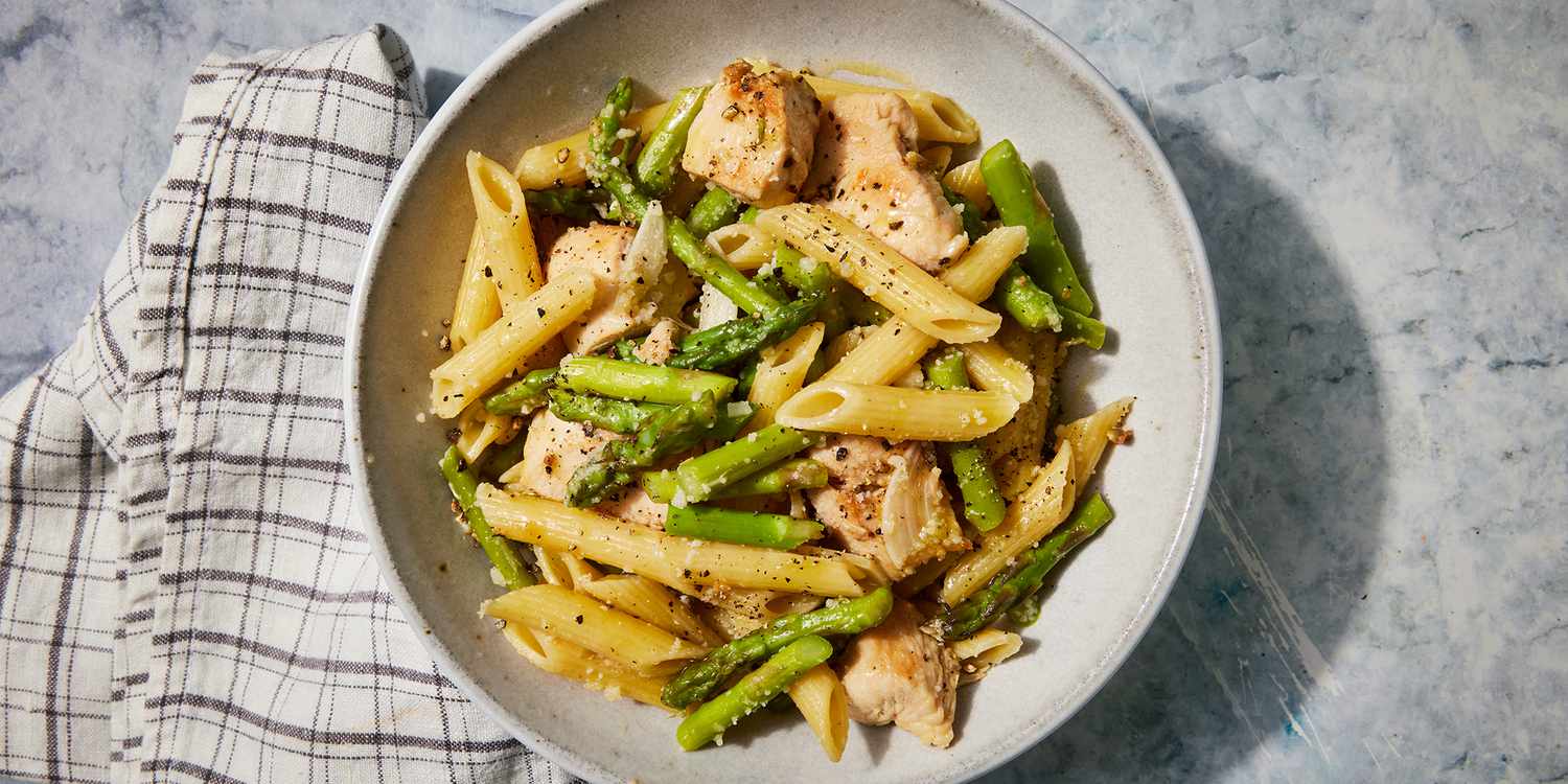 Asparagus, Chicken and Penne Pasta