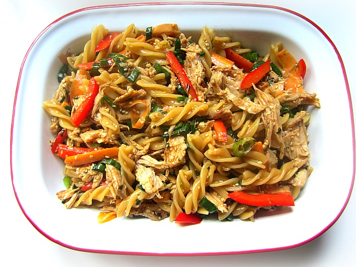 Sesame Pasta Chicken Salad