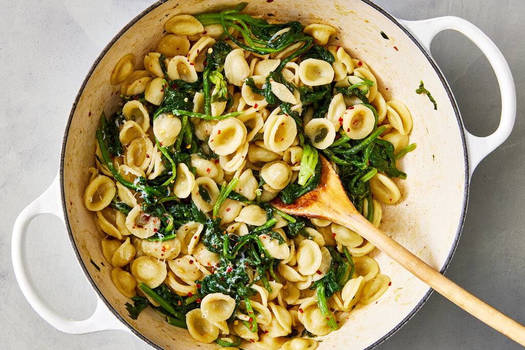 Suki's Spinach and Feta Pasta