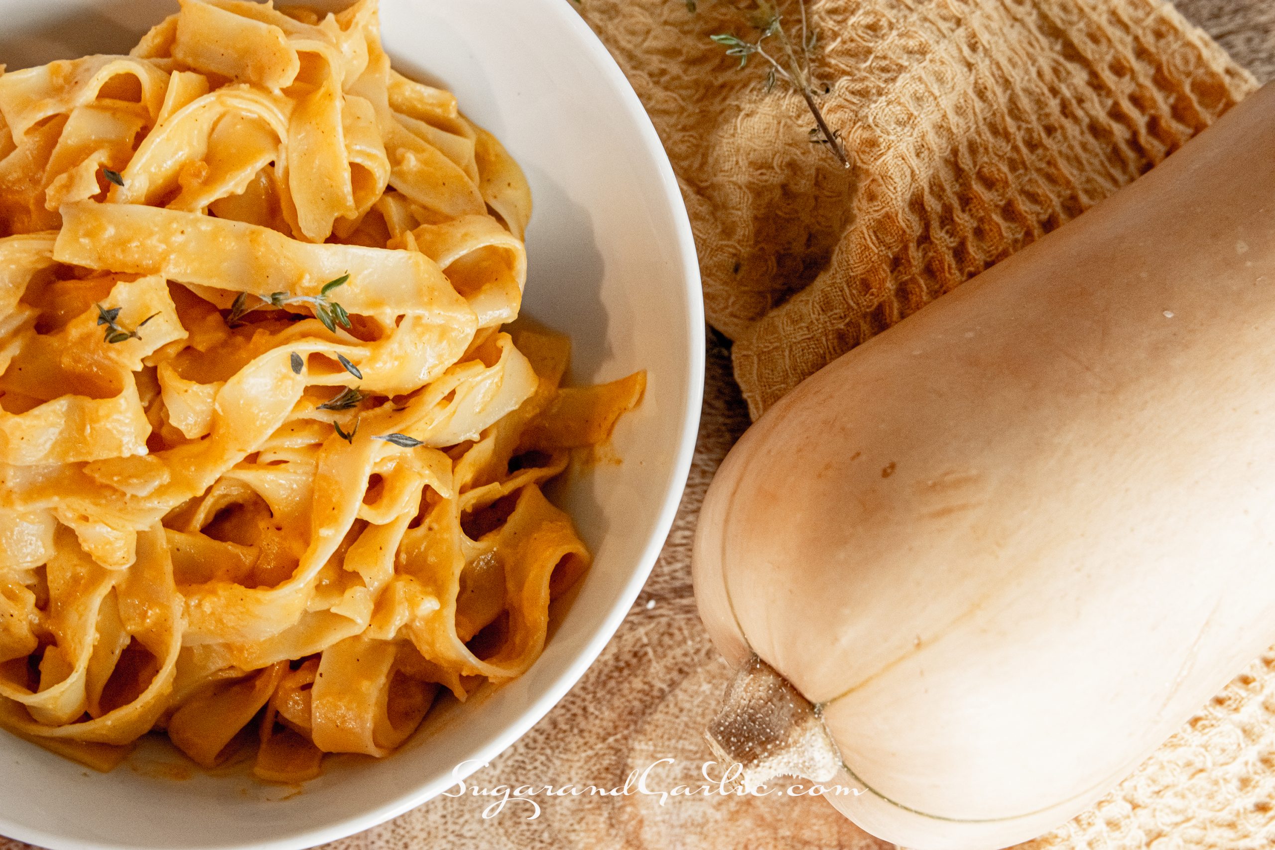 Cheesy Butternut Squash Pasta Sauce
