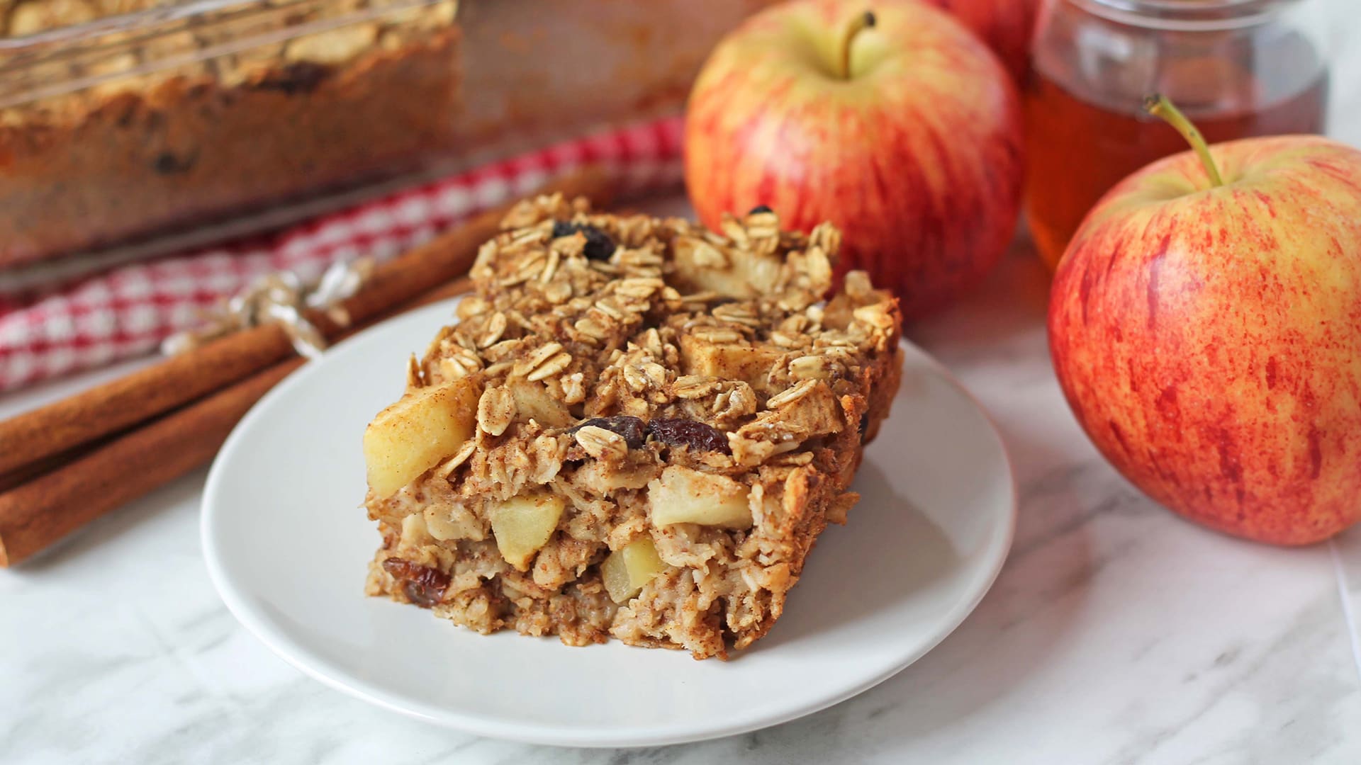 Double Apple Baked Oatmeal