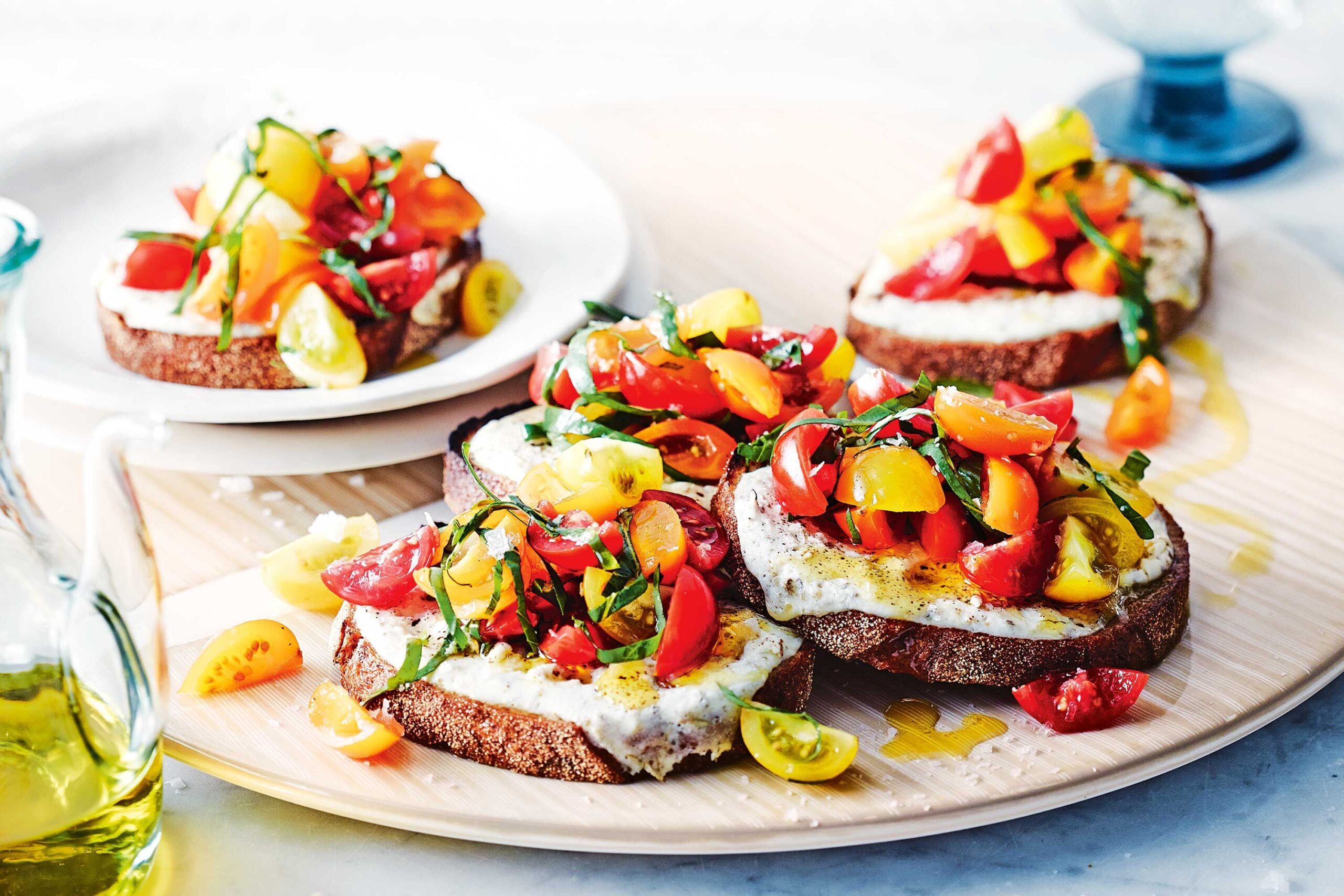 Nectarine Bruschetta