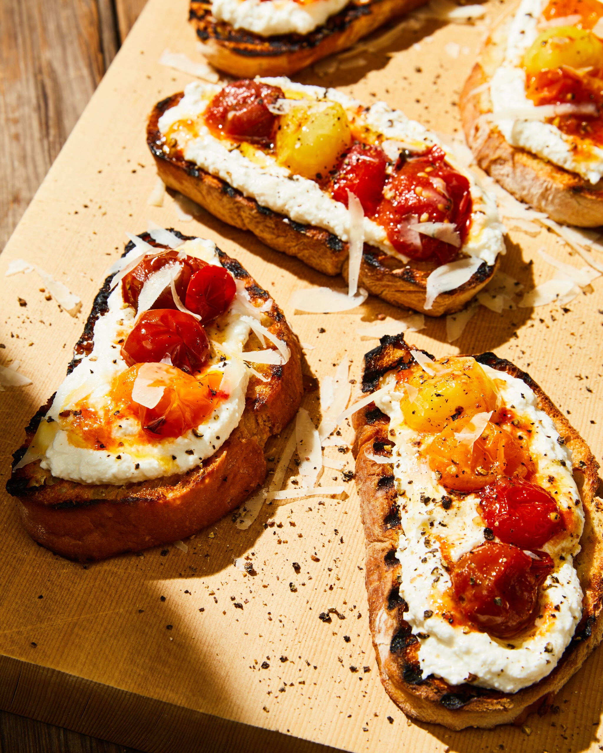 Nectarine Bruschetta