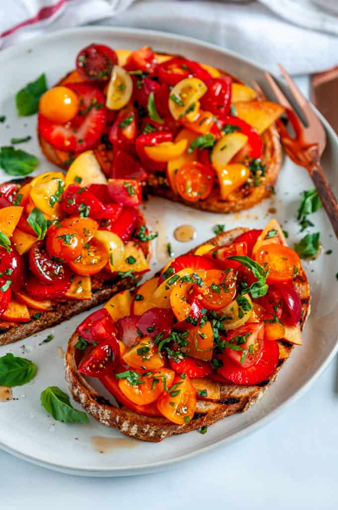 Nectarine Bruschetta