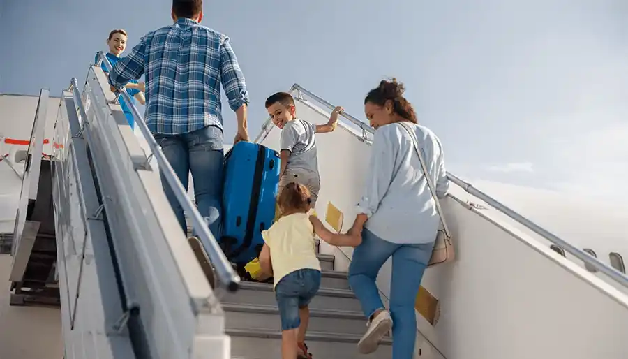 how to keep kids entertained on flights